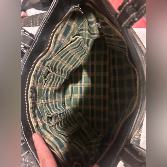 ISABELLA FIORE Vintage Tiger Beaded Tote Y2K Bag - Picture 12 of 14